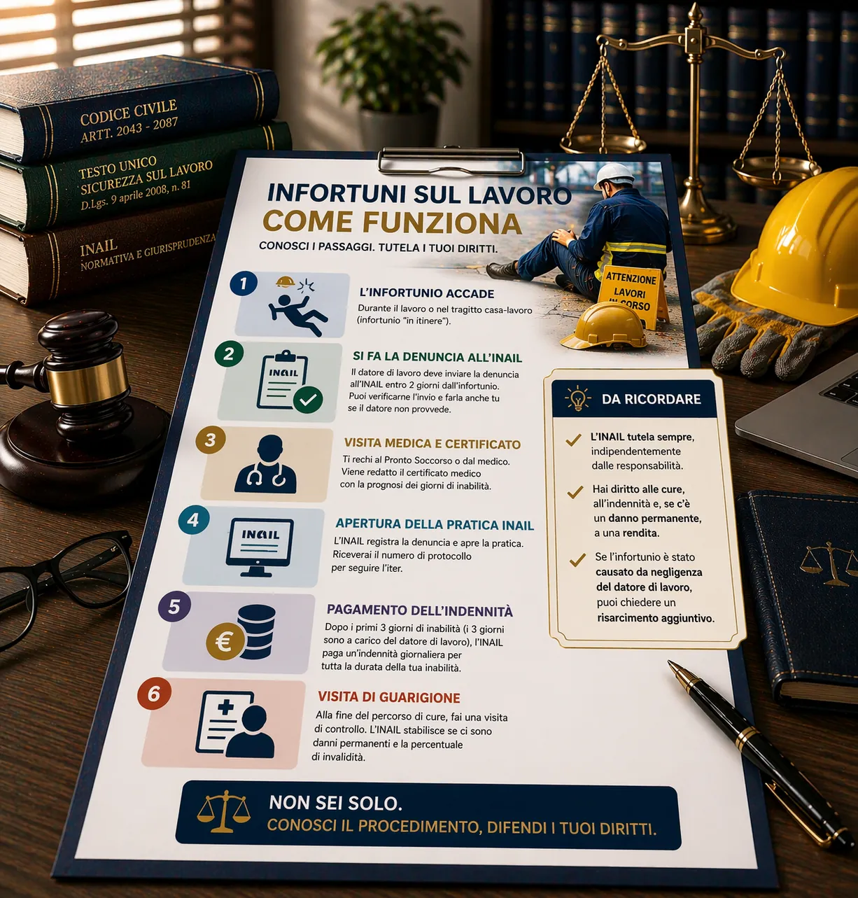 Risarcimento per Infortuni Gravi sul Lavoro